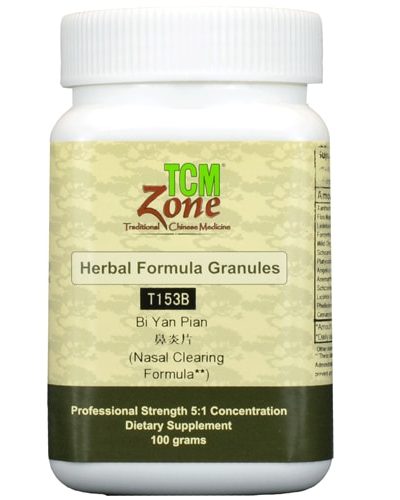 Bi Yan Pian, Nasal Clearing Formula, granule bottle, PT153B