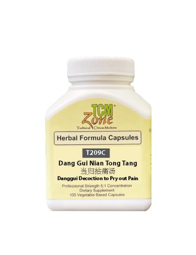 Dang Gui Nian Tong Tang , Danggui Decoction to Pry out Pain, veggie capsules, PT209C -Near Expiry