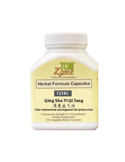 Qing Shu Yi Qi Tang , Clear Summerheat and Augment the Qi Decoction, veggie capsules, PT218C-Near Expiry