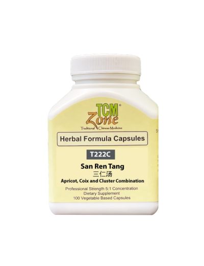 San Ren Tang, Apricot Coix and Cluster Combination, veggie capsules, PT222C -Near Expiry