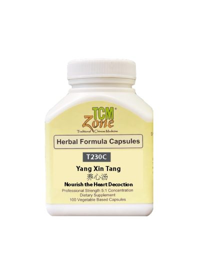 Yang Xin Tang, Nourish the Heart Decoction, veggie capsules, PT230C