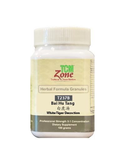 Bai Hu Tang, White Tiger Decoction, granule bottle, PT237B