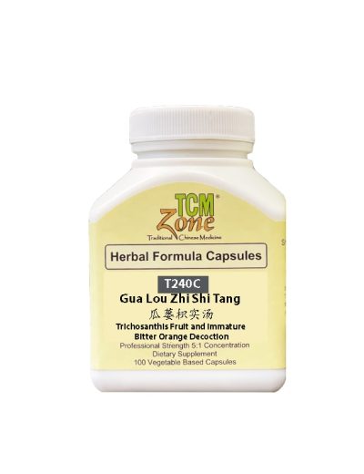 Gua Lou Zhi Shi Tang, Trichosanthis Fruit and Immature Bitter Orange Decoction, veggie capsules, PT240C