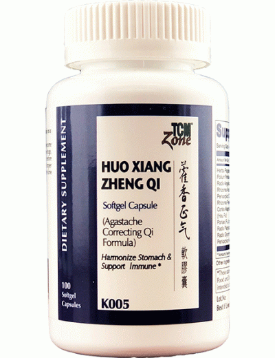 Huo Xiang Zheng Qi Softgel (Agastache Correcting Qi Formula)