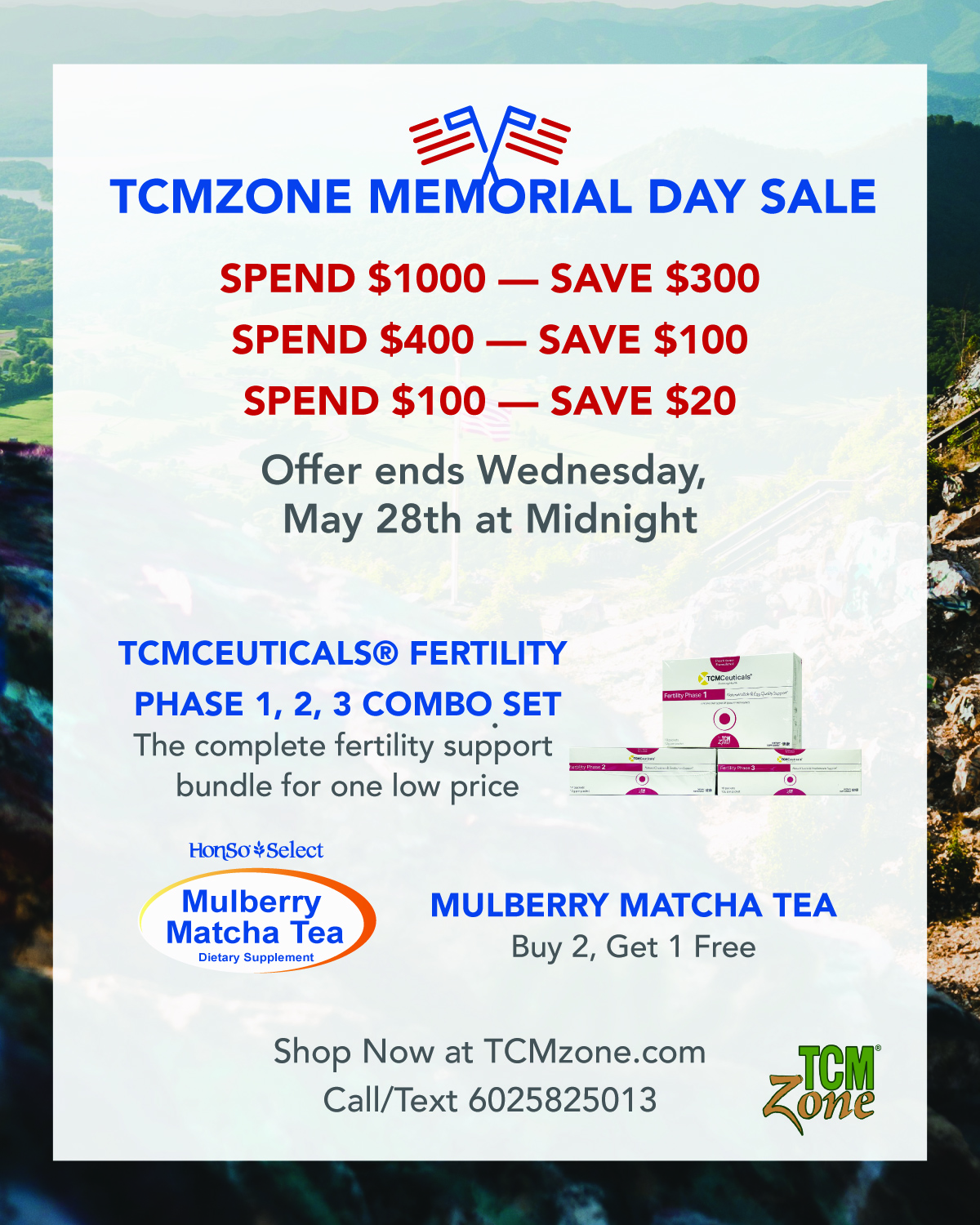 2025 Memorial Day Sale Flyer