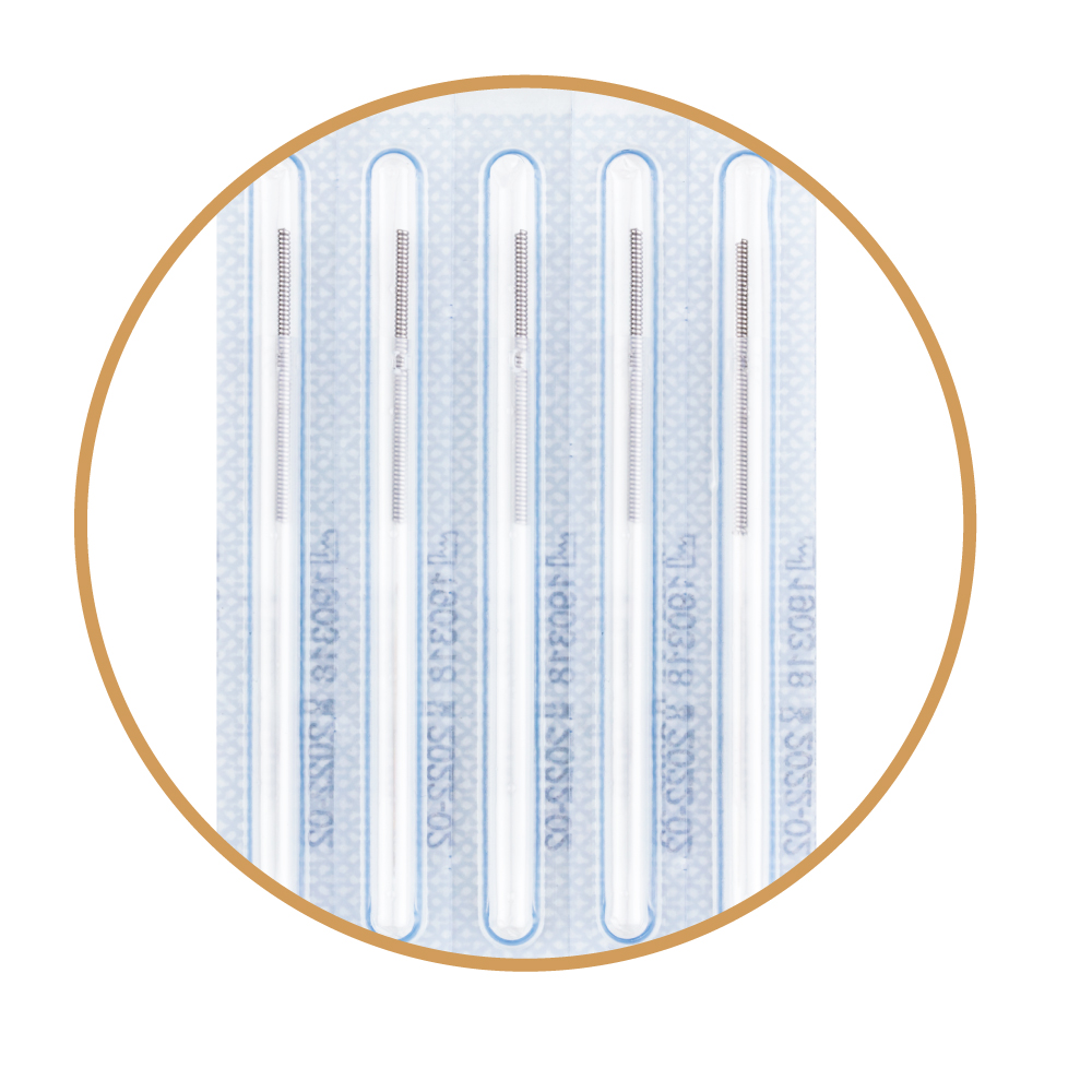 TS Stainless Steel Spring Handle Acupuncture Needles - Image 2